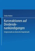 Kursreaktionen auf Dividendenankündigungen (eBook, PDF)