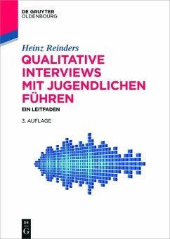 Qualitative Interviews mit Jugendlichen führen (eBook, PDF) - Reinders, Heinz