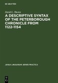 A Descriptive Syntax of the Peterborough Chronicle from 1122-1154 (eBook, PDF)