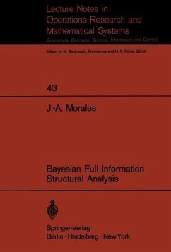 Bayesian Full Information Structrual Analysis (eBook, PDF) - Morales, J. A.