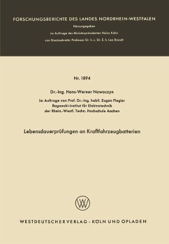 Cover Lebensdauerprüfungen an Kraftfahrzeugbatterien (eBook, PDF)