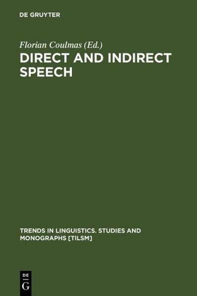 Direct and Indirect Speech (eBook, PDF)