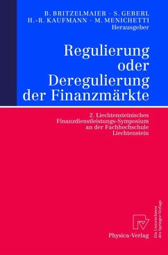 Regulierung oder Deregulierung der Finanzmärkte (eBook, PDF) Cover Regulierung oder Deregulierung der Finanzmärkte (eBook, PDF)
