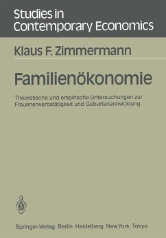 Familienökonomie (eBook, PDF) - Zimmermann, Klaus F.