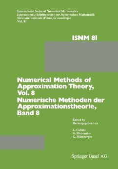 Numerical Methods of Approximation Theory/Numerische Methoden der Approximationstheorie (eBook, PDF) - Collatz