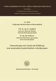 Untersuchungen zum Zwecke der Einführung einer praxisnahen Sandwichtechnik in das Bauwesen (eBook, PDF)