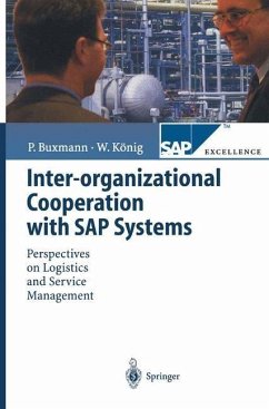 Inter-organizational Cooperation with SAP Solutions (eBook, PDF) - Buxmann, Peter; König, Wolfgang