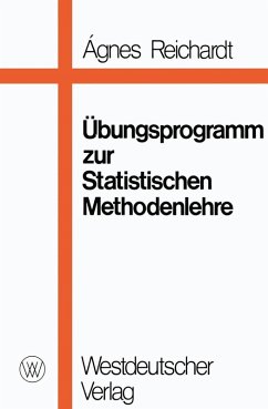 Übungsprogramm zur Statistischen Methodenlehre (eBook, PDF) - Reichardt, Ágnes