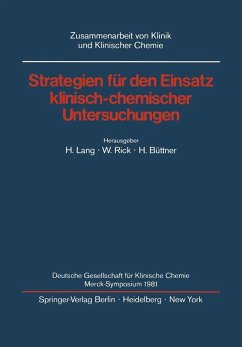 Cover Strategien für den Einsatz klinisch-chemischer Untersuchungen (eBook, PDF)