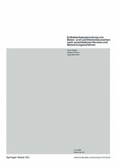 Erdbebenbeanspruchung von Beton- und Leichtbetonbauwerken nach verschiedenen Normen und Berechnungsverfahren (eBook, PDF) - Ziegler, A.