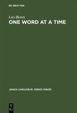 One Word at a Time (eBook, PDF) One Word at a Time (eBook, PDF)