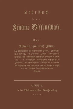 Lehrbuch der Finanz-Wissenschaft (eBook, PDF) - Jung-Stilling, Johann Heinrich