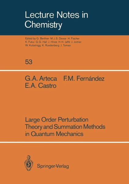 Large Order Perturbation Theory and Summation Methods in Quantum Mechanics (eBook, PDF) Large Order Perturbation Theory and Summation Methods in Quantum Mechanics (eBook, PDF)