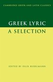Greek Lyric (eBook, PDF)