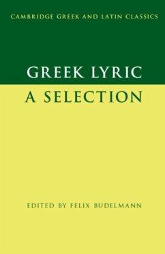 Greek Lyric (eBook, PDF)