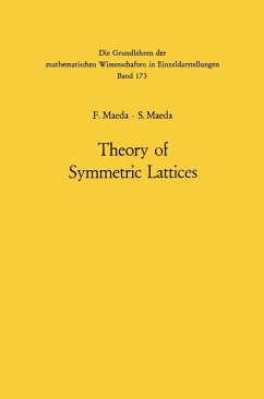Theory of Symmetric Lattices (eBook, PDF) - Maeda, Fumitomo; Maeda, Shuichiro