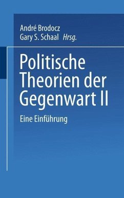 Cover Politische Theorien der Gegenwart II (eBook, PDF)