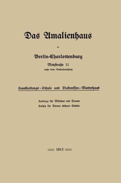 Cover Das Amalienhaus in Berlin-Charlottenburg (eBook, PDF)