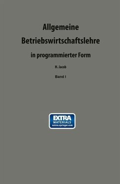 Allgemeine Betriebswirtschaftslehre in programmierter Form (eBook, PDF)