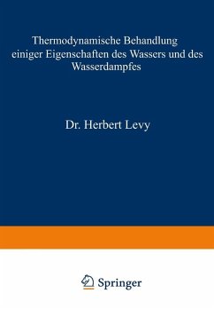 Cover Thermodynamische Behandlung einiger Eigenschaften des Wassers und des Wasserdampfes (eBook, PDF)