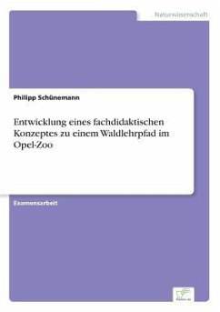 Entwicklung eines fachdidaktischen Konzeptes zu einem Waldlehrpfad im Opel-Zoo - Schünemann, Philipp