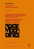 Felsmechanische Grundlagenforschung Standsicherheit von Böschungen und Hohlraumbauten in Fels / Basic Research in Rock Mechanics Stability of Rock Slopes and Underground Excavations (eBook, PDF)