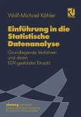 Einführung in die Statistische Datenanalyse (eBook, PDF)