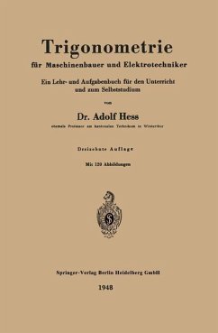 Cover Trigonometrie für Maschinenbauer und Elektrotechniker (eBook, PDF)
