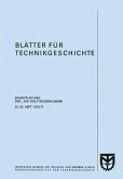 Blätter für Technikgeschichte (eBook, PDF)