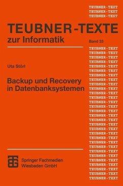 Backup und Recovery in Datenbanksystemen (eBook, PDF) - Störl, Uta