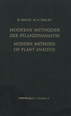 Cover Modern Methods of Plant Analysis / Moderne Methoden der Pflanzenanalyse (eBook, PDF)