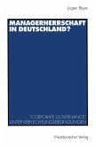 Managerherrschaft in Deutschland? (eBook, PDF)