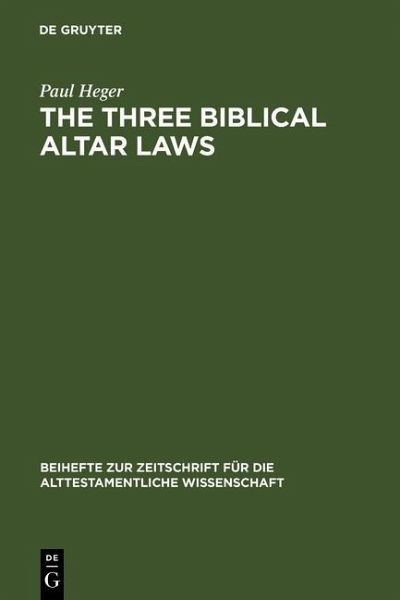 The Three Biblical Altar Laws (eBook, PDF) The Three Biblical Altar Laws (eBook, PDF)