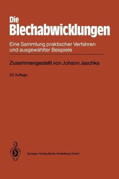Die Blechabwicklungen (eBook, PDF) - Jaschke, Johann