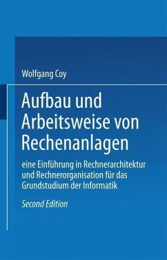 Cover Aufbau und Arbeitsweise von Rechenanlagen (eBook, PDF)