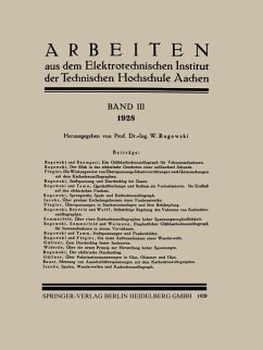 Arbeiten aus dem Elektrotechnischen Institut der Technischen Hochschule Aachen (eBook, PDF) - Rogowski, W.