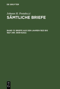 Cover Briefe aus den Jahren 1823 bis 1827 (Nr. 5839-6252) (eBook, PDF)