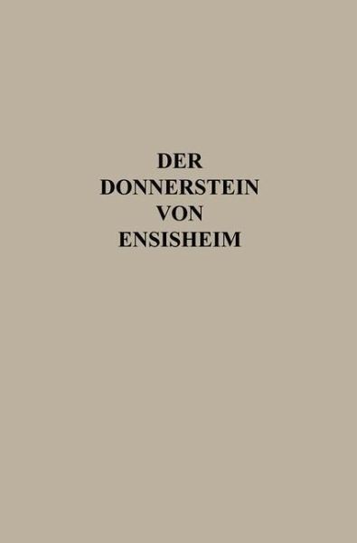 Der Donnerstein von Ensisheim (eBook, PDF) Der Donnerstein von Ensisheim (eBook, PDF)