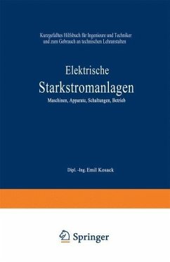Cover Elektrische Starkstromanlagen. Maschinen, Apparate, Schaltungen, Betrieb (eBook, PDF)