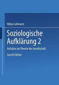 Soziologische Aufklärung 2 (eBook, PDF) - Luhmann, Niklas