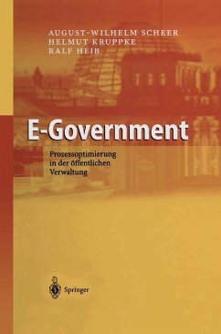 E-Government (eBook, PDF) - Scheer, August-Wilhelm; Kruppke, Helmut; Heib, Ralf