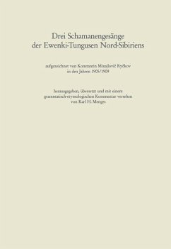 Cover Drei Schamanengesänge der Ewenki-Tungusen Nord-Sibiriens (eBook, PDF)