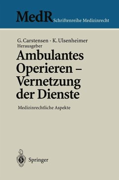 Ambulantes Operieren - Vernetzung der Dienste (eBook, PDF)