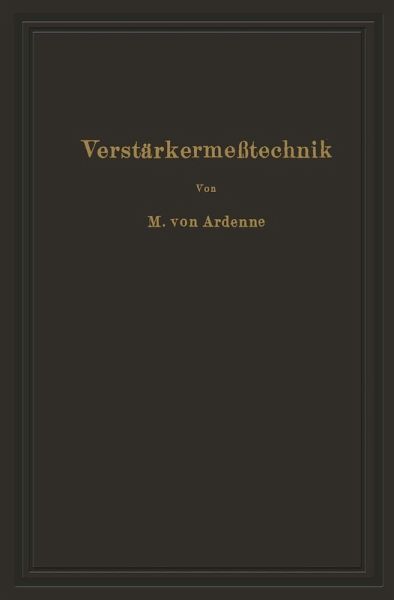 Verstärkermeßtechnik (eBook, PDF)