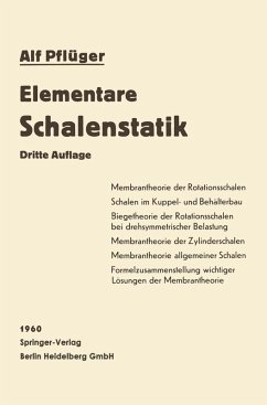 Elementare Schalenstatik (eBook, PDF) - Pflüger, Alf