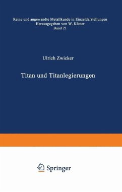 Titan und Titanlegierungen (eBook, PDF) - Zwicker, U.