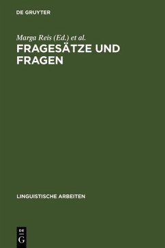 Cover Fragesätze und Fragen (eBook, PDF)