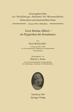 Leon Battista Alberti - ein Hygieniker der Renaissance (eBook, PDF) - Rodenwaldt, Ernst