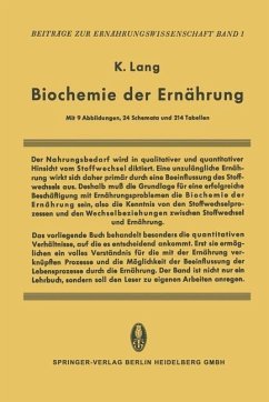 Biochemie der Ernährung (eBook, PDF) - Lang, K.