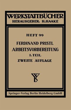 Arbeitsvorbereitung (eBook, PDF) - Pristl, F.